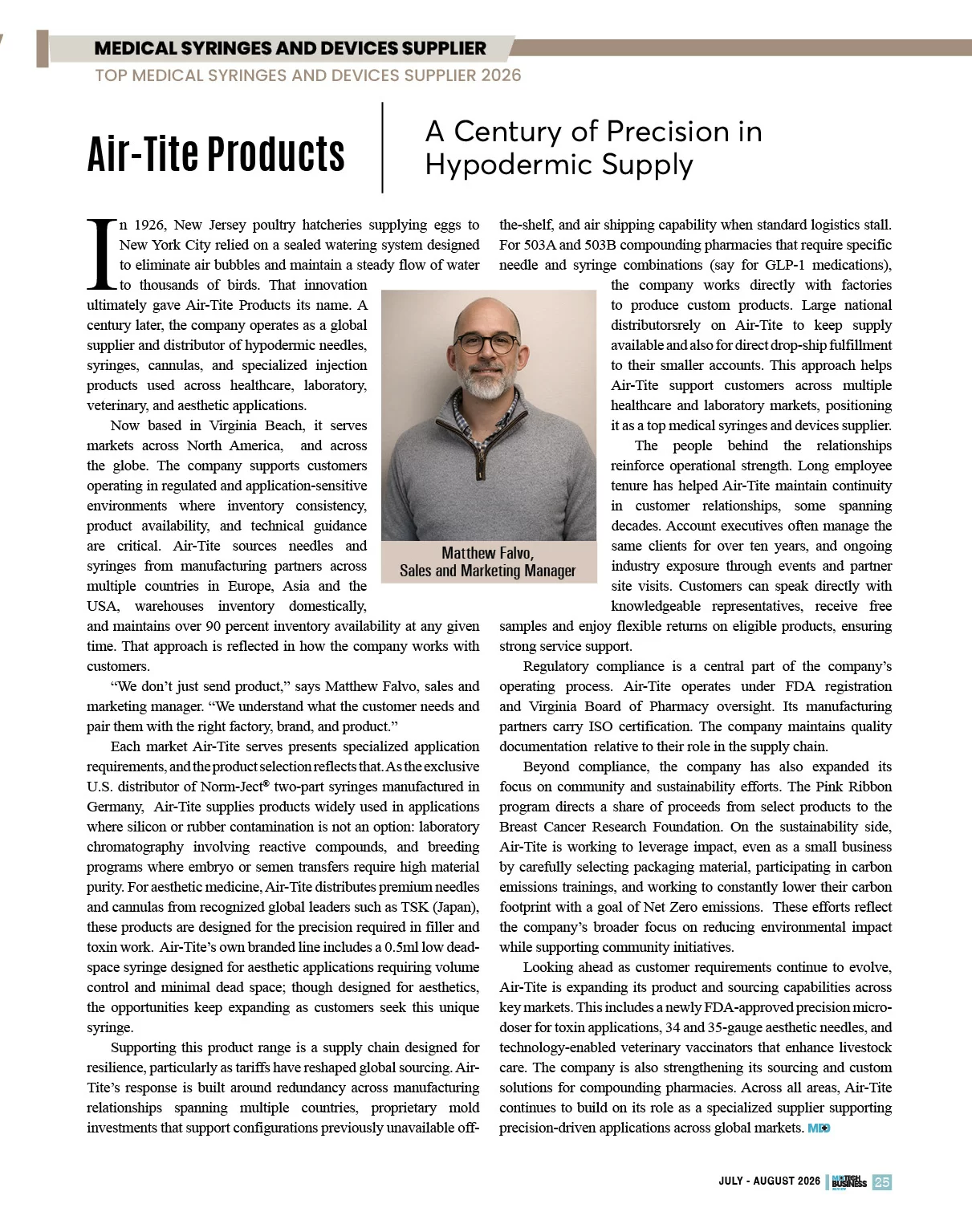 Medical Suppliers and Distributors  | Med Tech Business Review