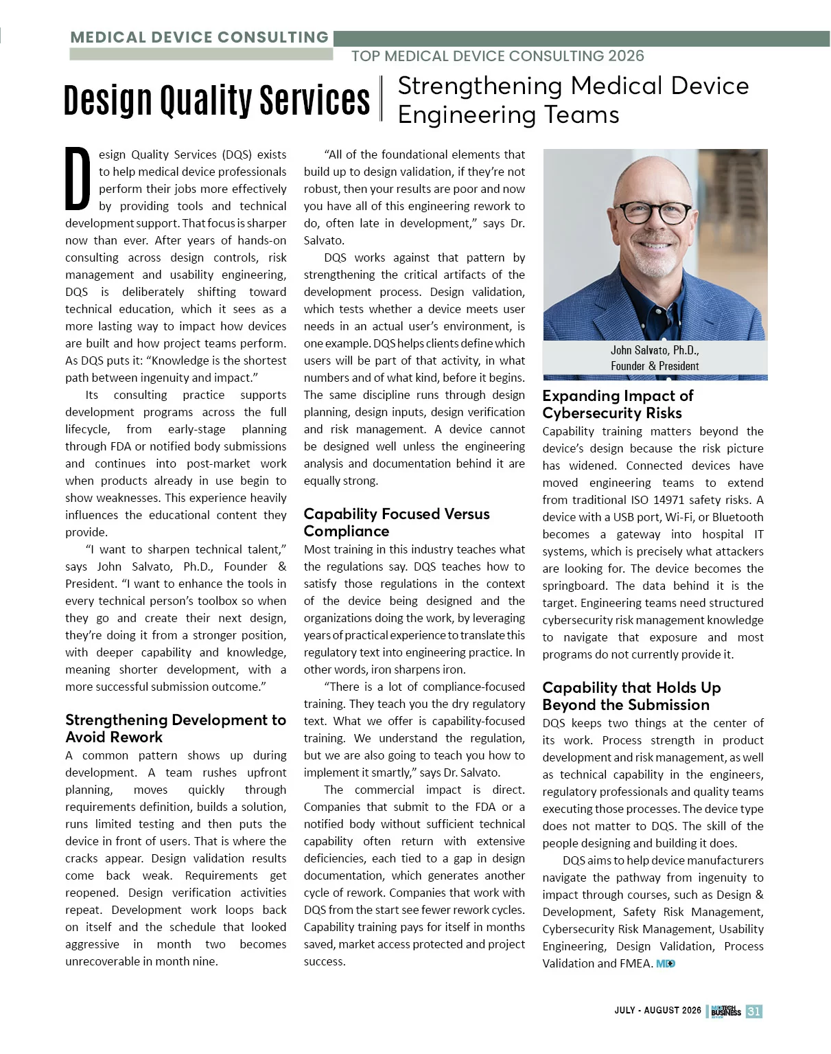  Medical Device Testing | Med Tech Business Review