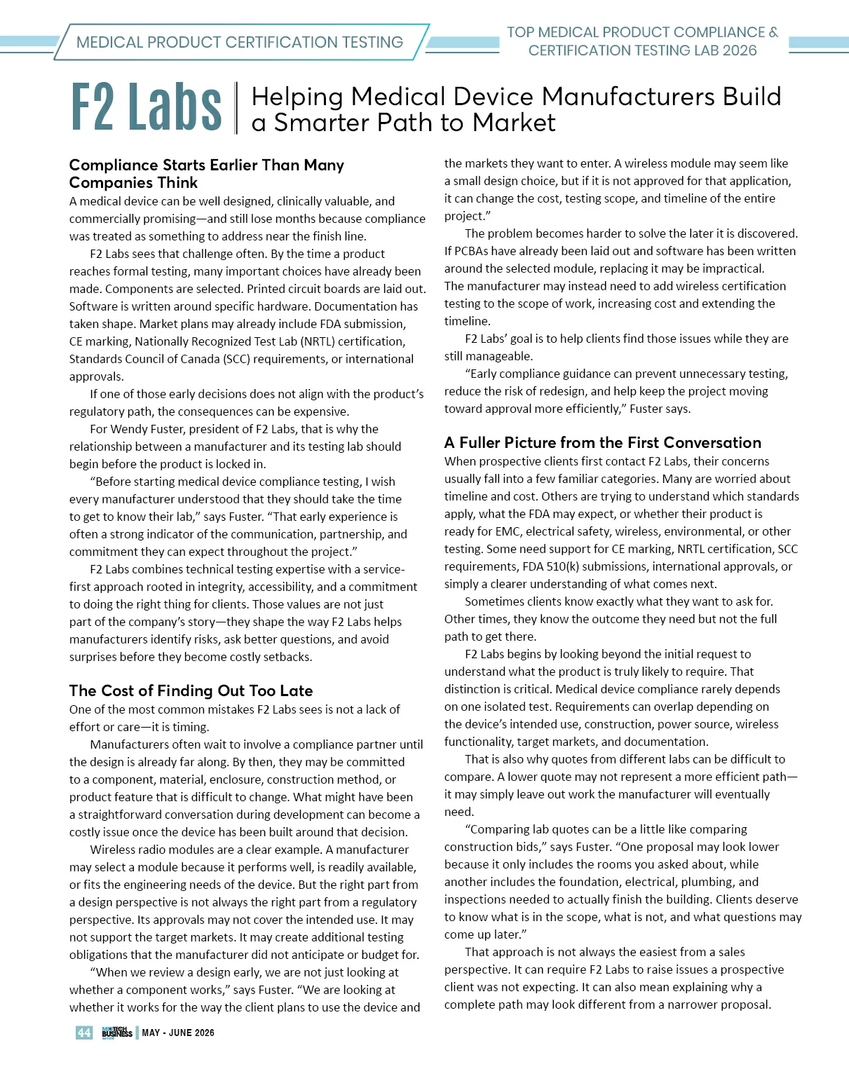  Medical Device Testing | Med Tech Business Review
