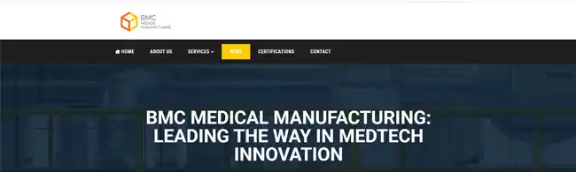 BMC Medical Manufacturing recognition